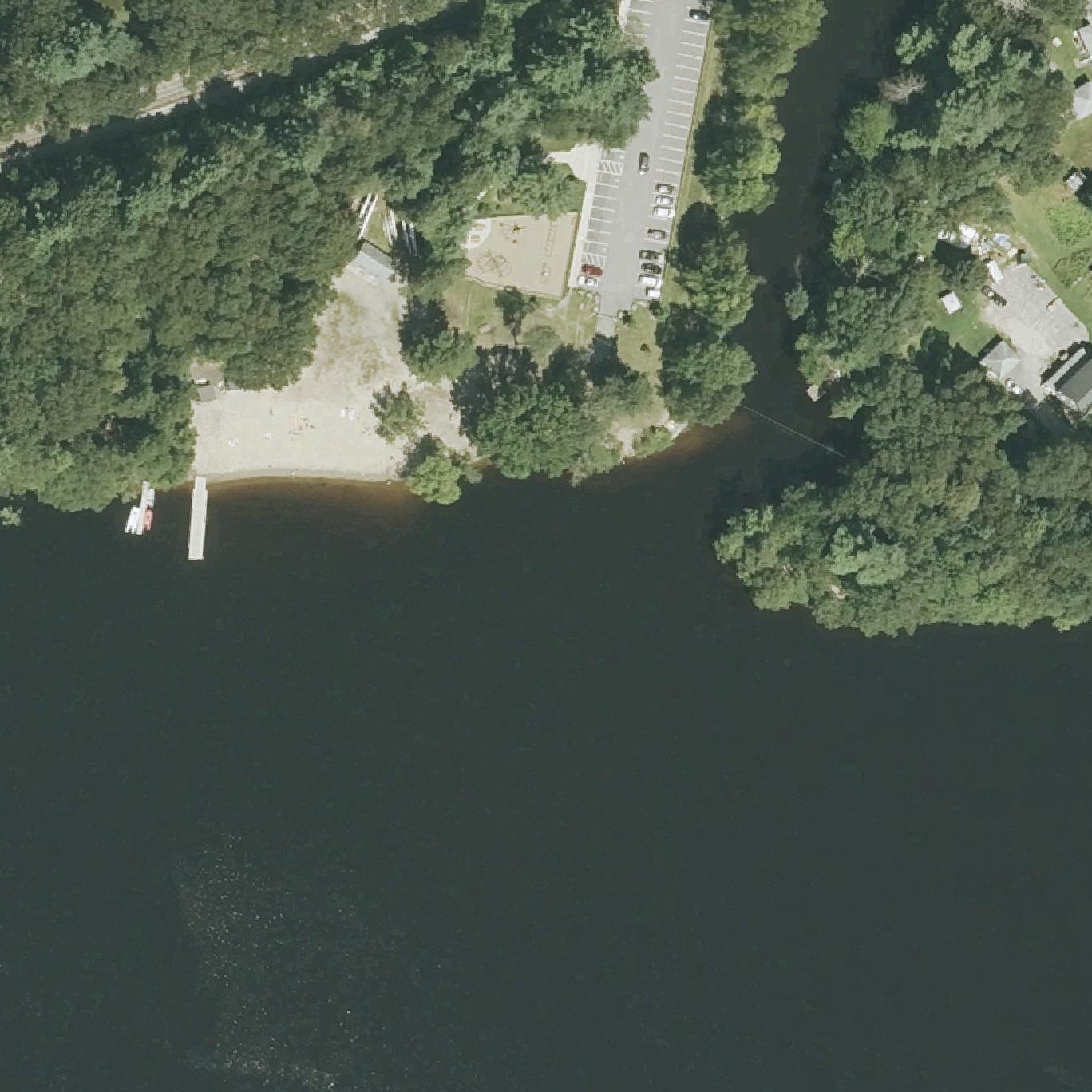 Aerial map of Forge Beach