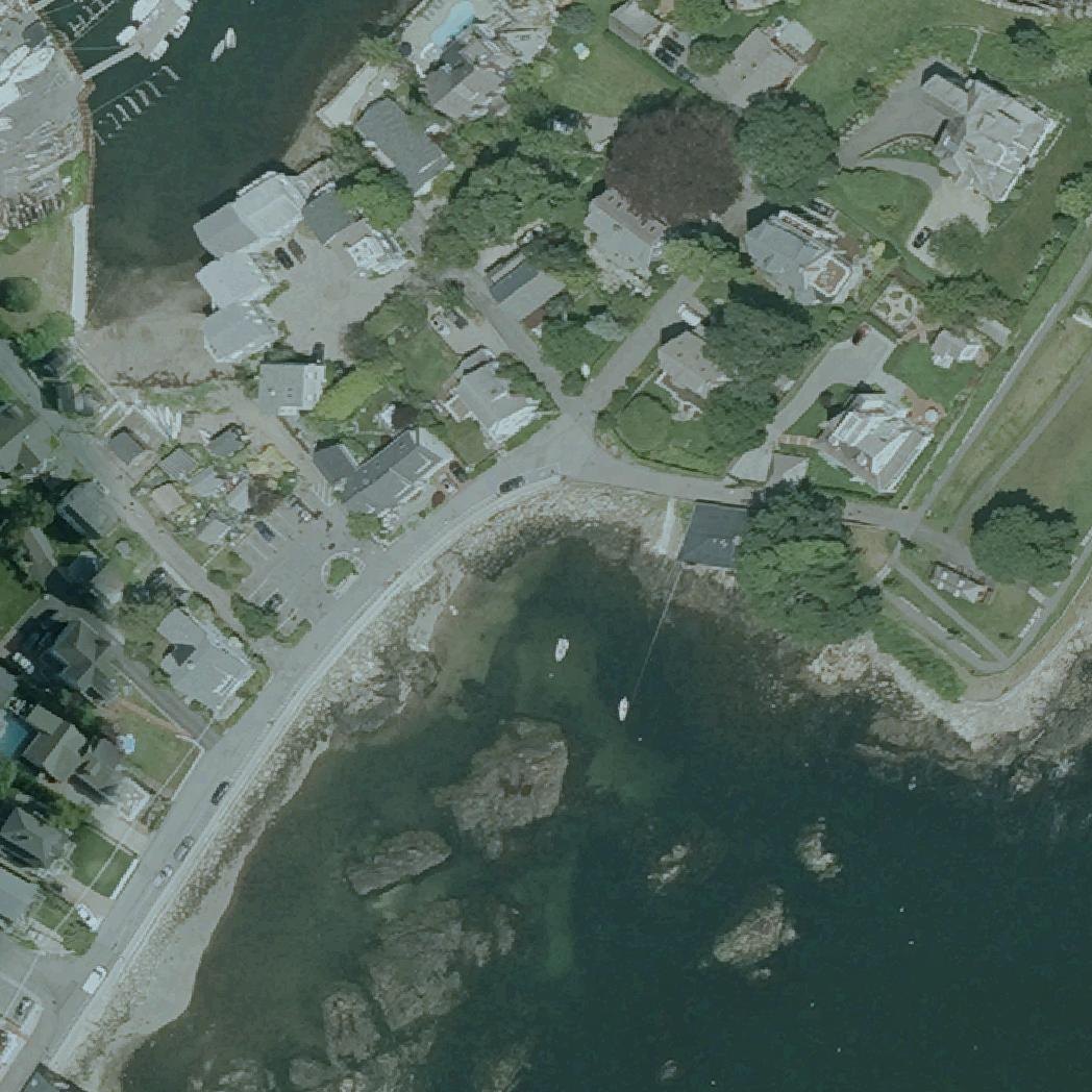 Aerial map of Fort Beach