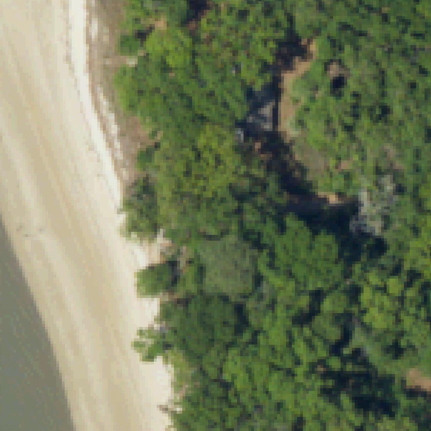 Aerial map of Fort Fremont Beach