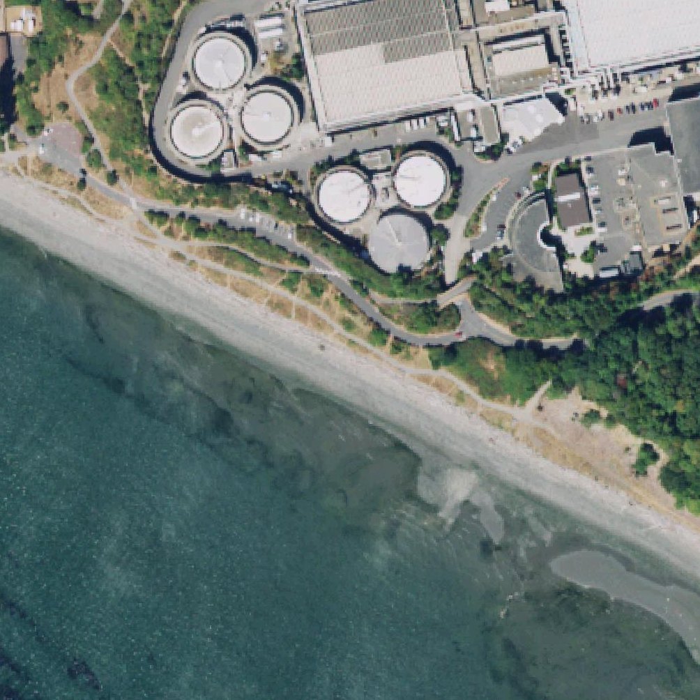 Aerial map of Fort Lawton Beach