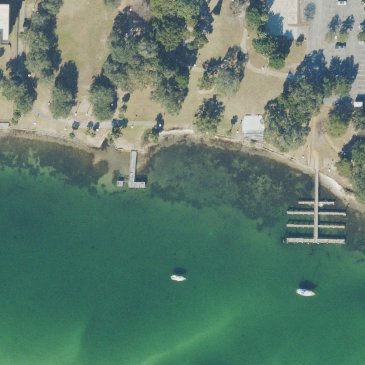Aerial map of Fort Walton Beach Landing Park