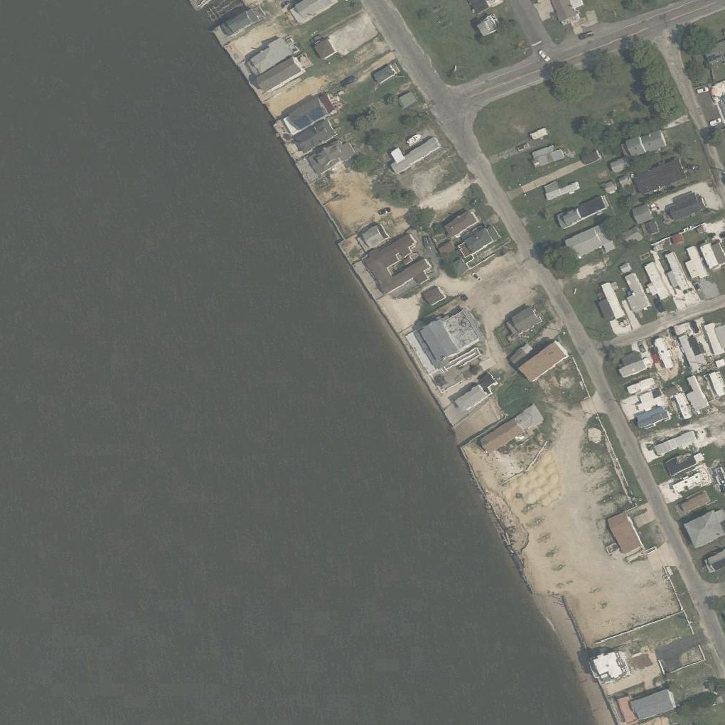 Aerial map of Fortescue Beach