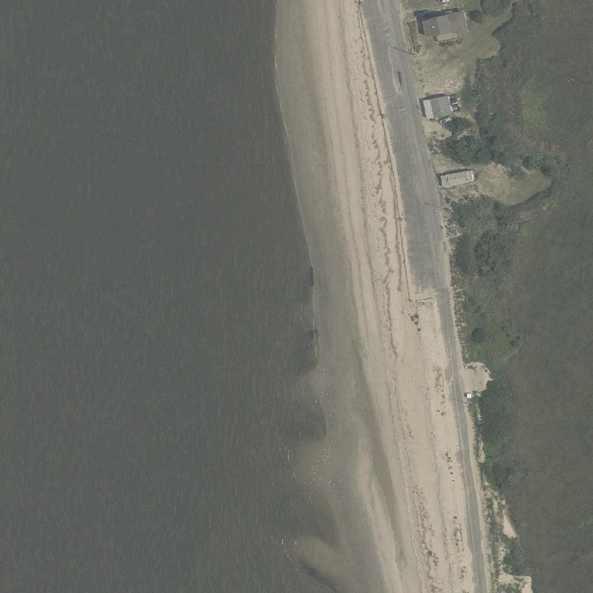 Aerial map of Fortescue public beach