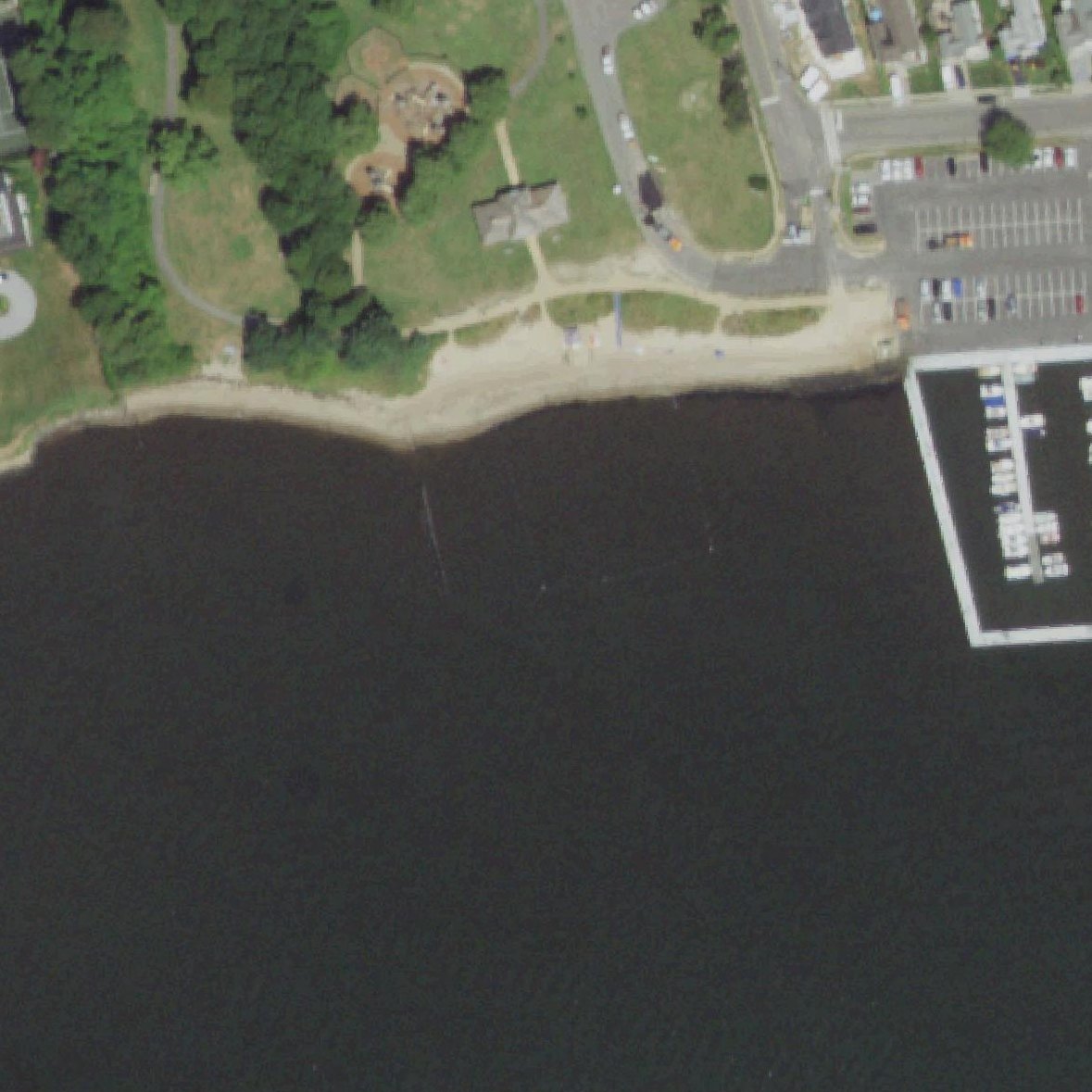 Aerial map of Foster Ave Beach