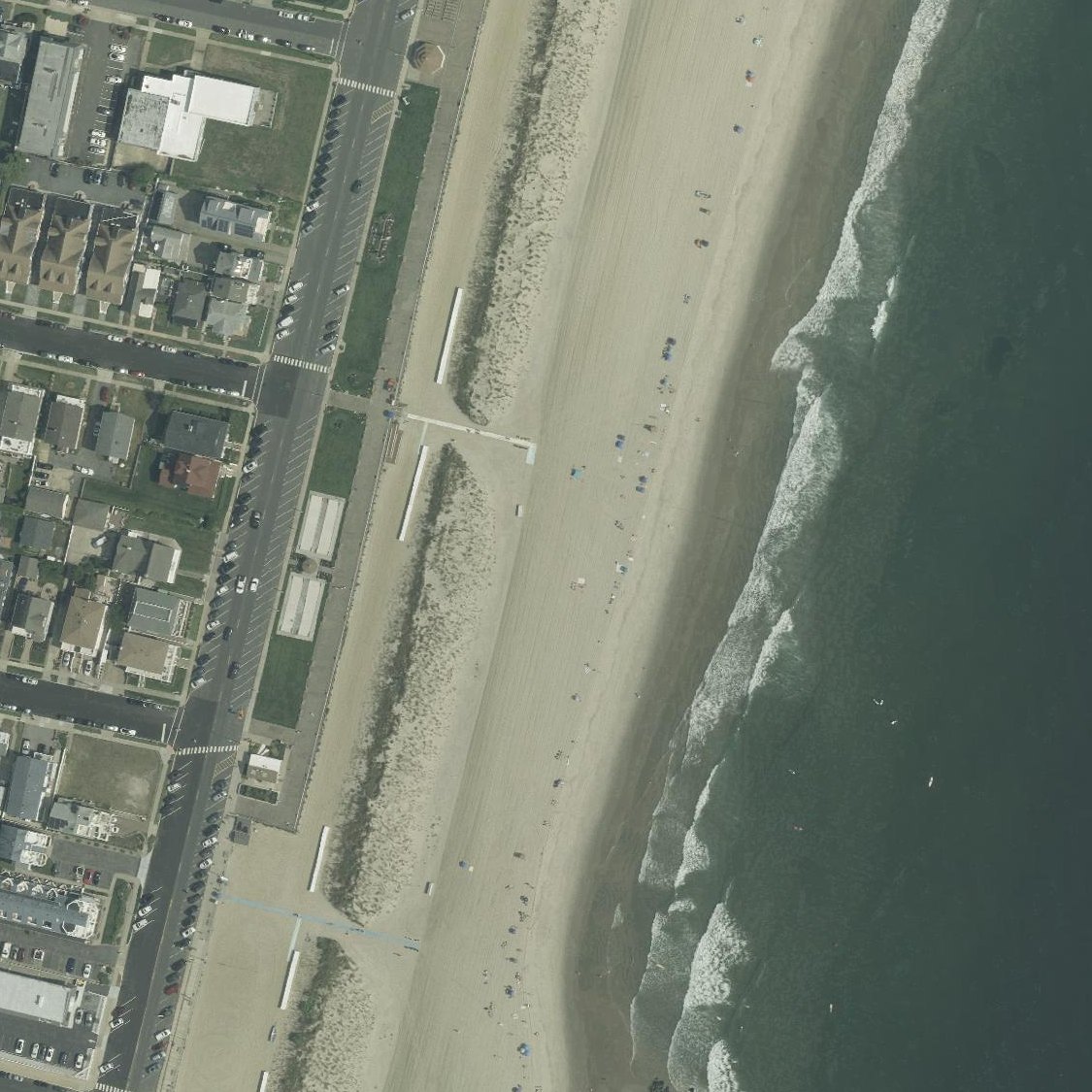 Aerial map of Fourth Avenue Beach
