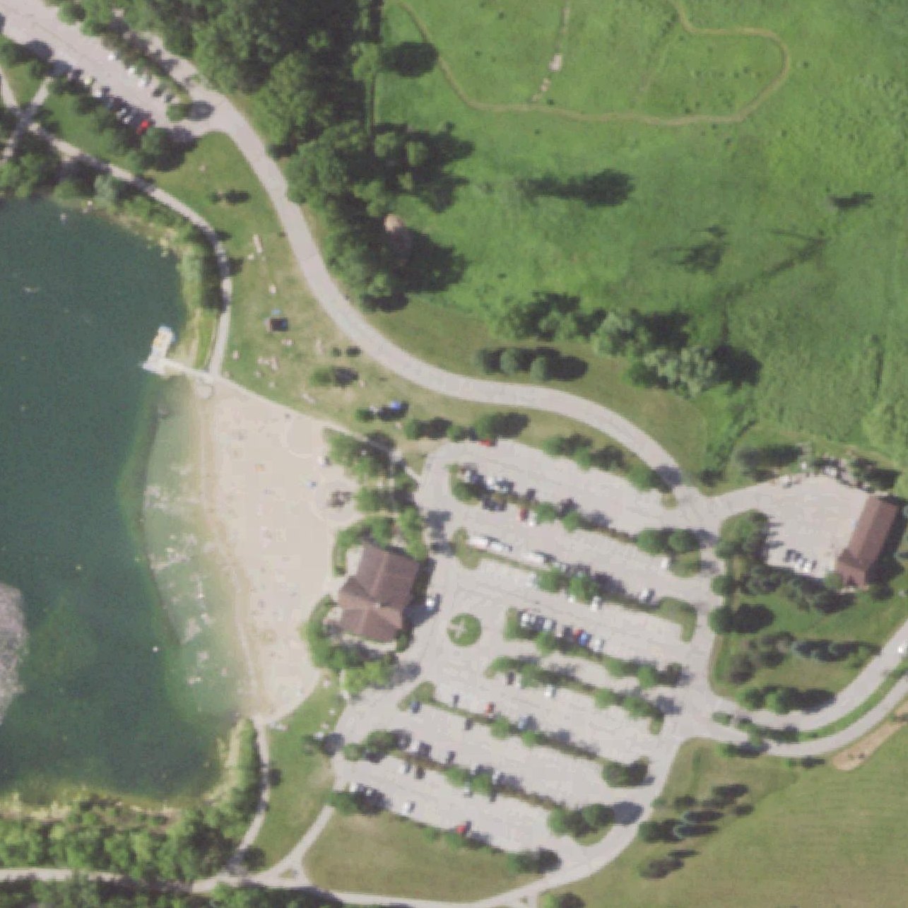 Aerial map of Fox Brook Beach