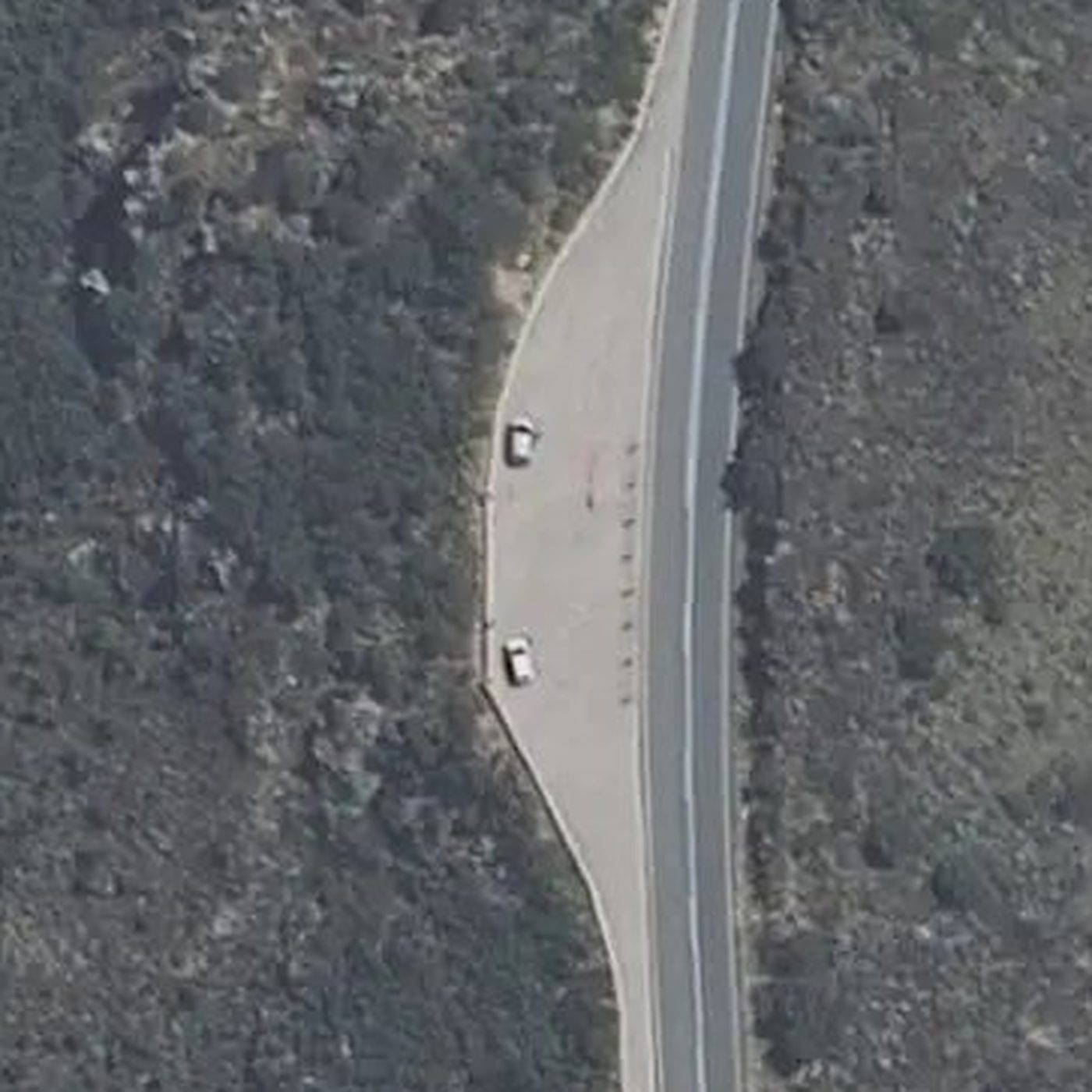 Aerial map of Franschhoek Pass Lookout Point