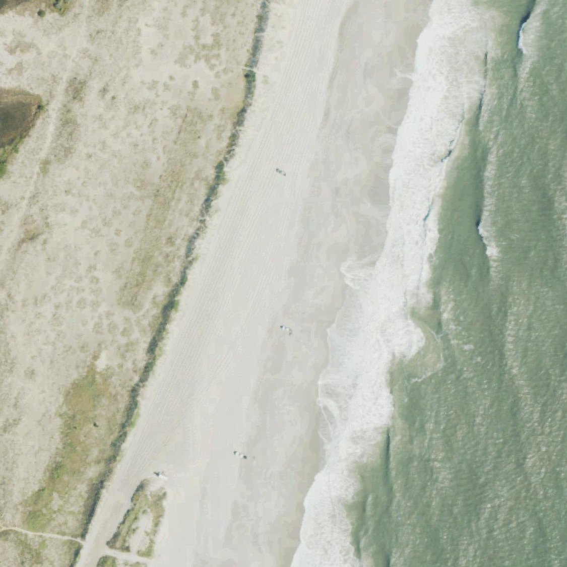 Aerial map of Freeman Park Beach