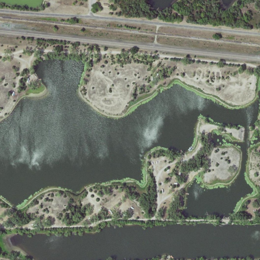 Aerial map of Fremont Beach