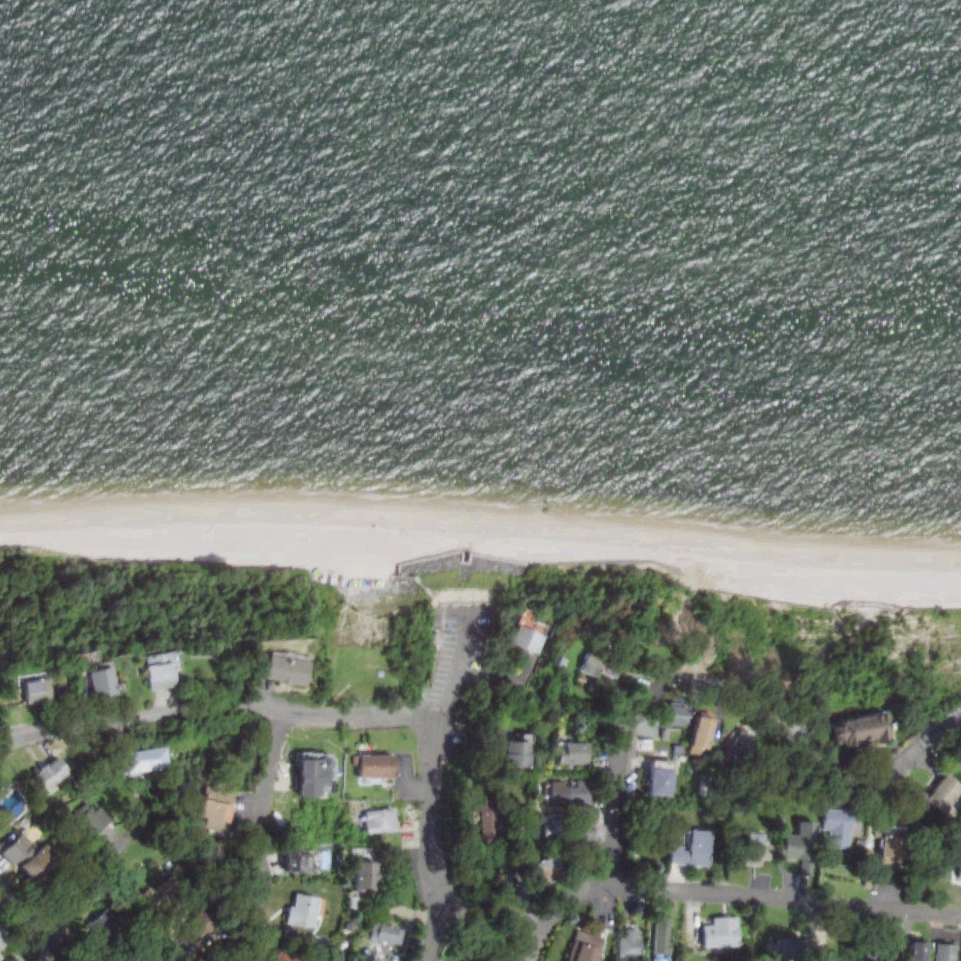 Aerial map of Friendship Beach