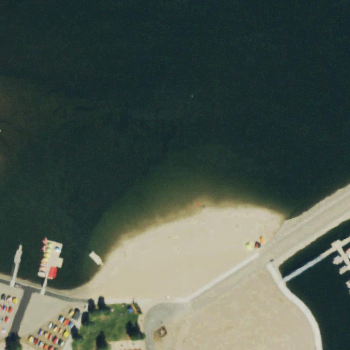 Aerial map of Frisco Bay Marina Beach