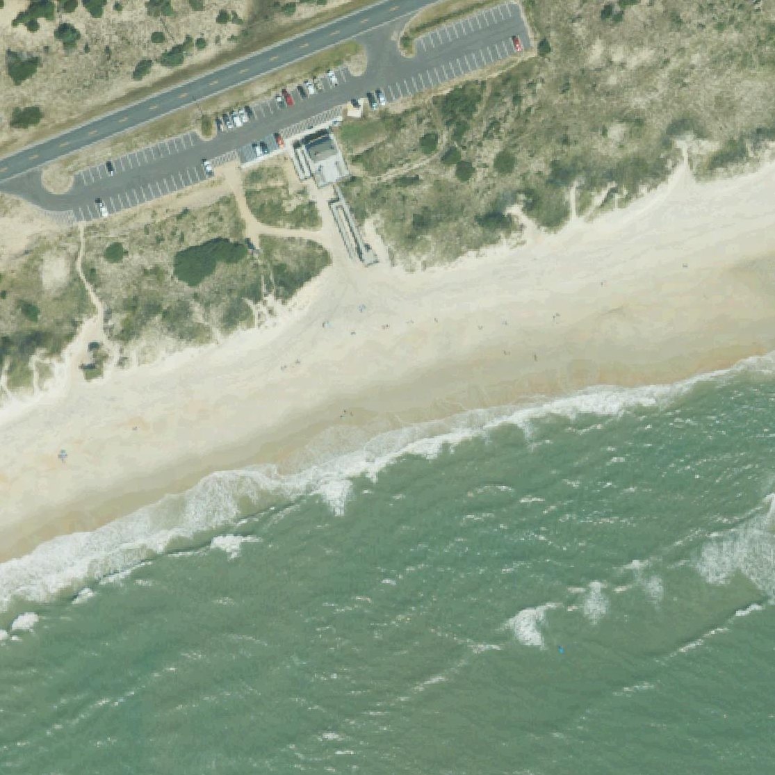 Aerial map of Frisco Beach