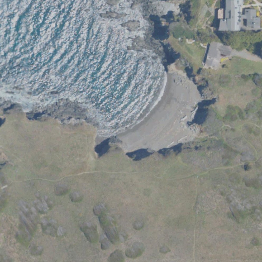 Aerial map of Frolic Cove Beach