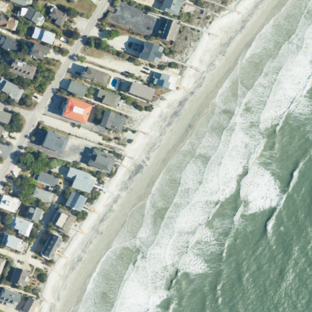 Aerial map of Front Beach Access