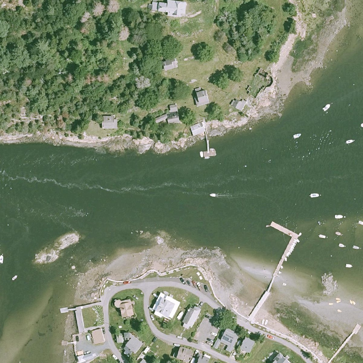 Aerial map of Front Beach