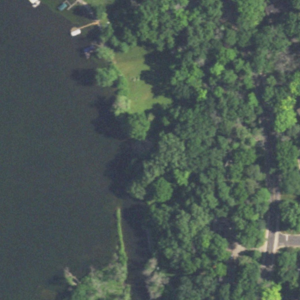 Aerial map of Frost Woods Beach