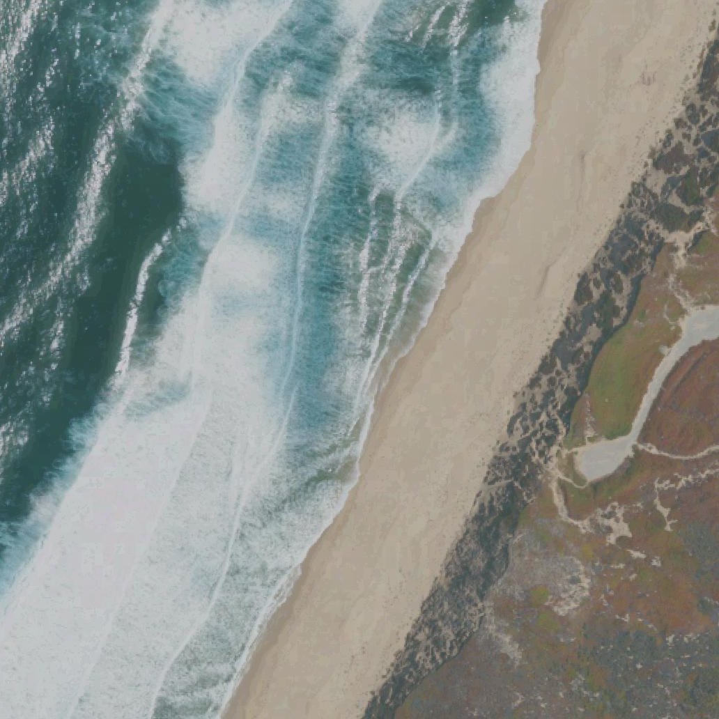 Aerial map of Ft Ord Beach