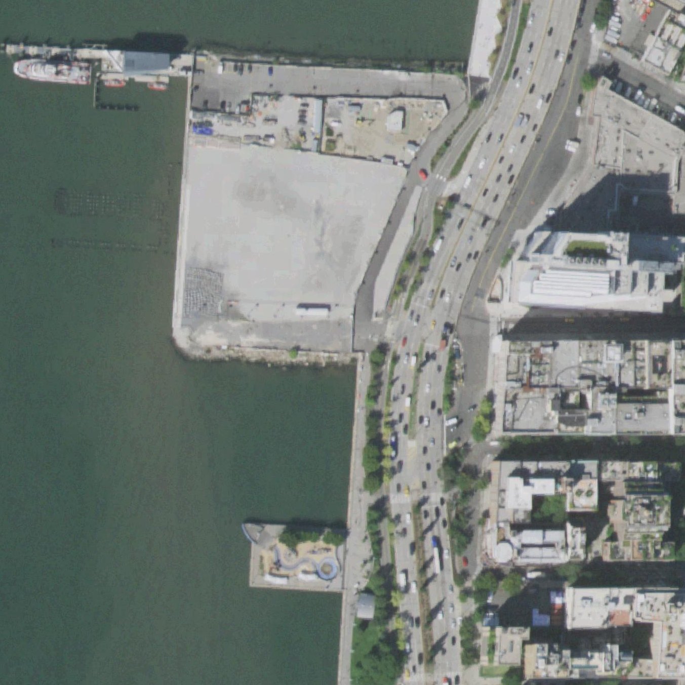 Aerial map of Gansevoort Beach