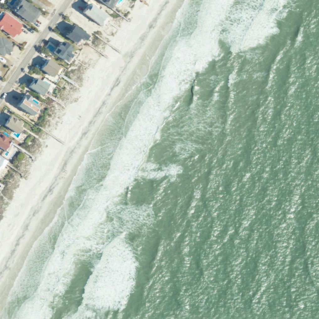 Aerial map of Garden City Beach