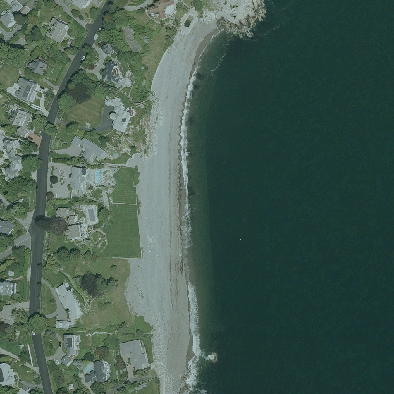Aerial map of Garmet Beach
