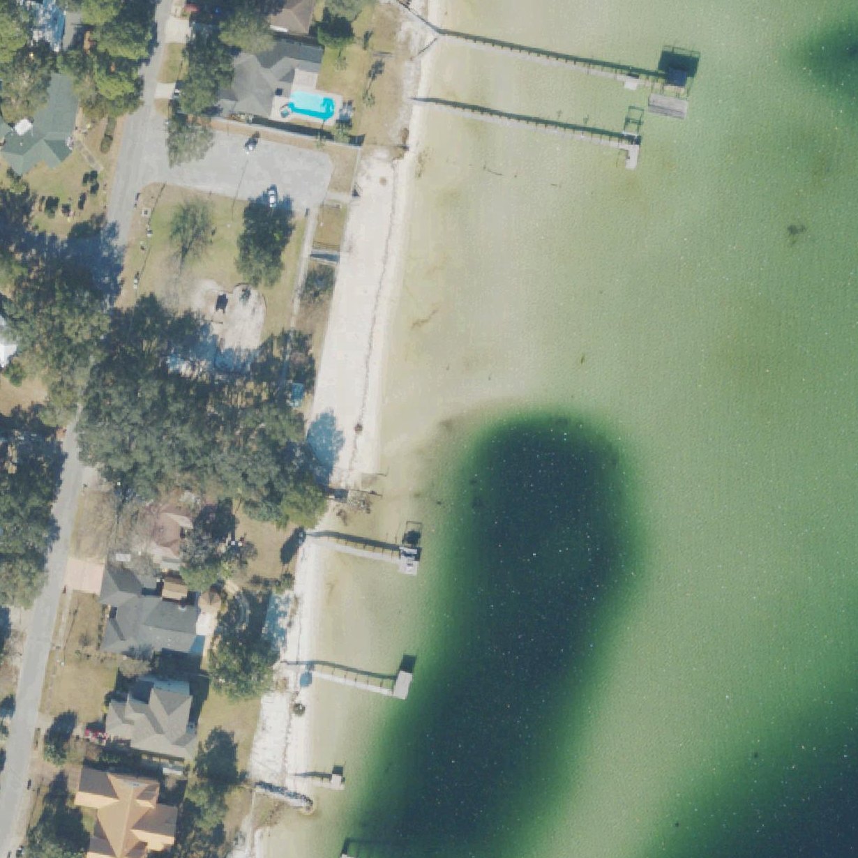 Aerial map of Garniers Beach Park