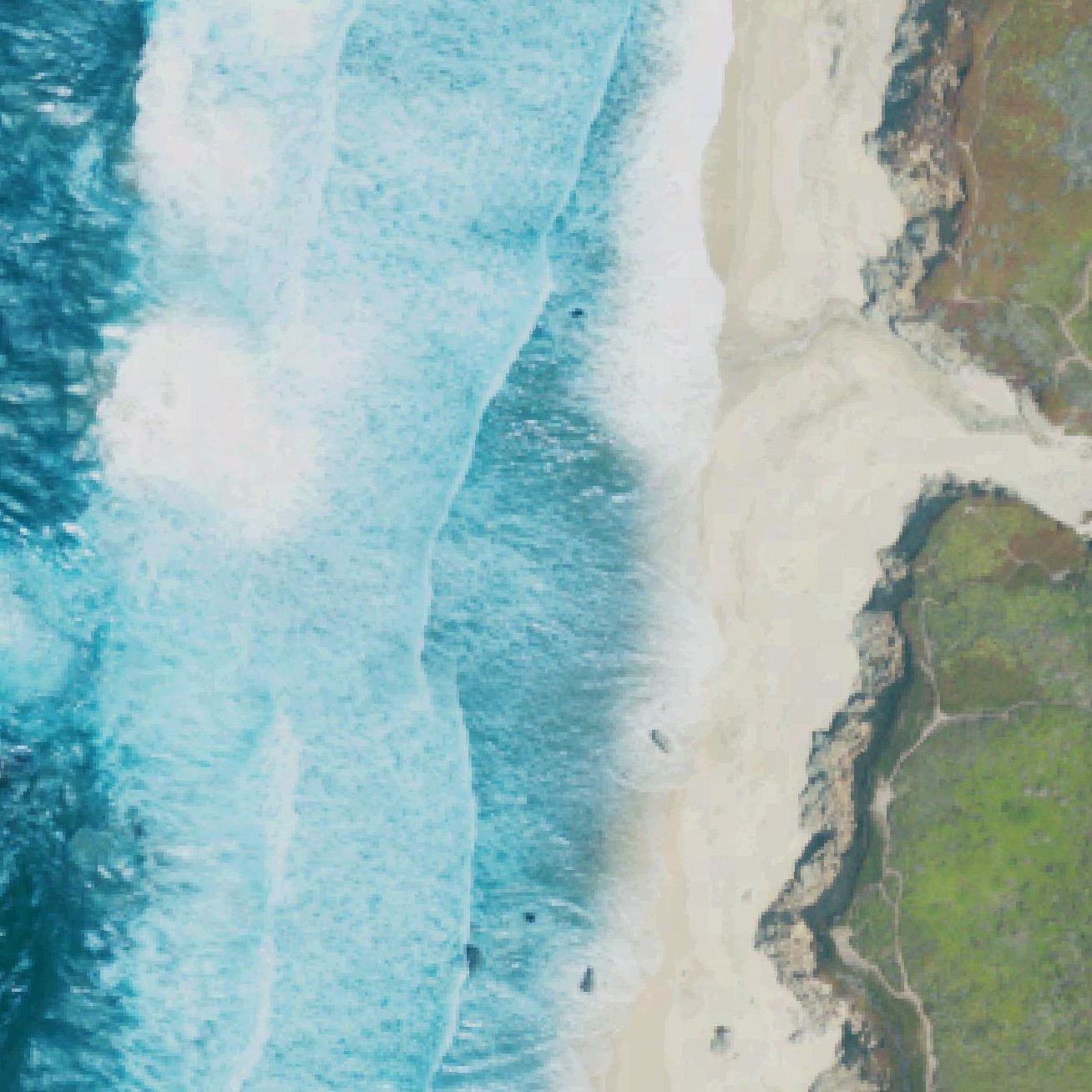 Aerial map of Garrapata Beach