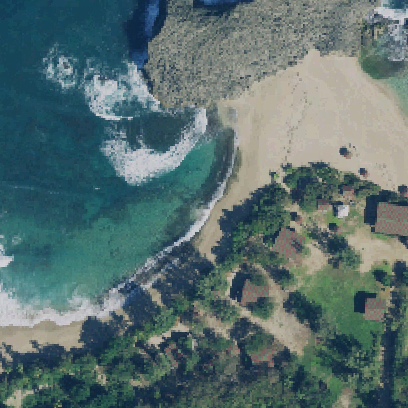 Aerial map of Gasolina Beach