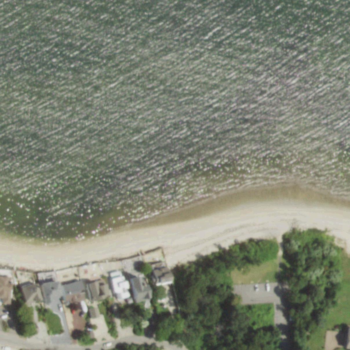 Aerial map of Geisslers Beach Park