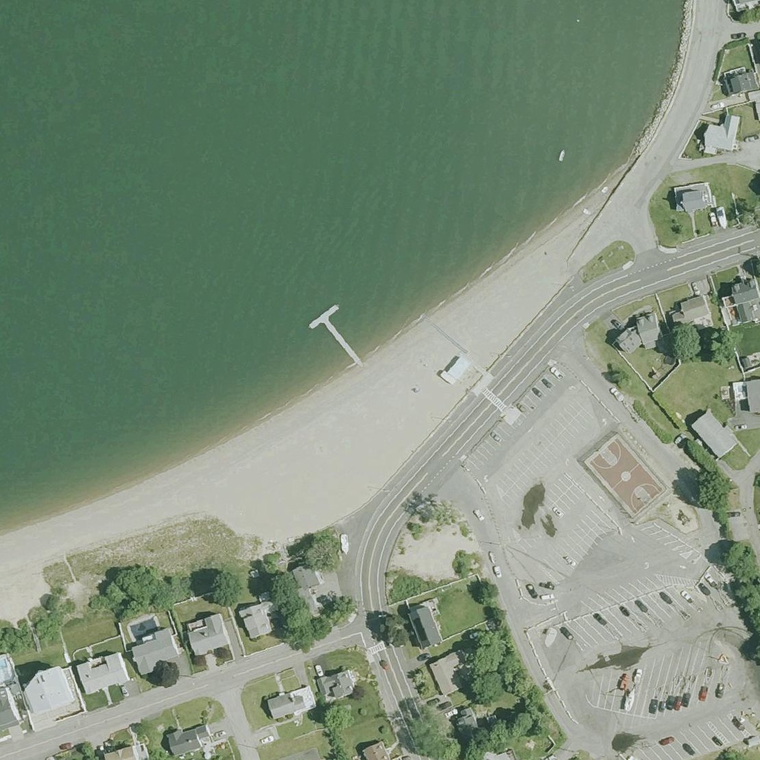 Aerial map of George Lane Beach