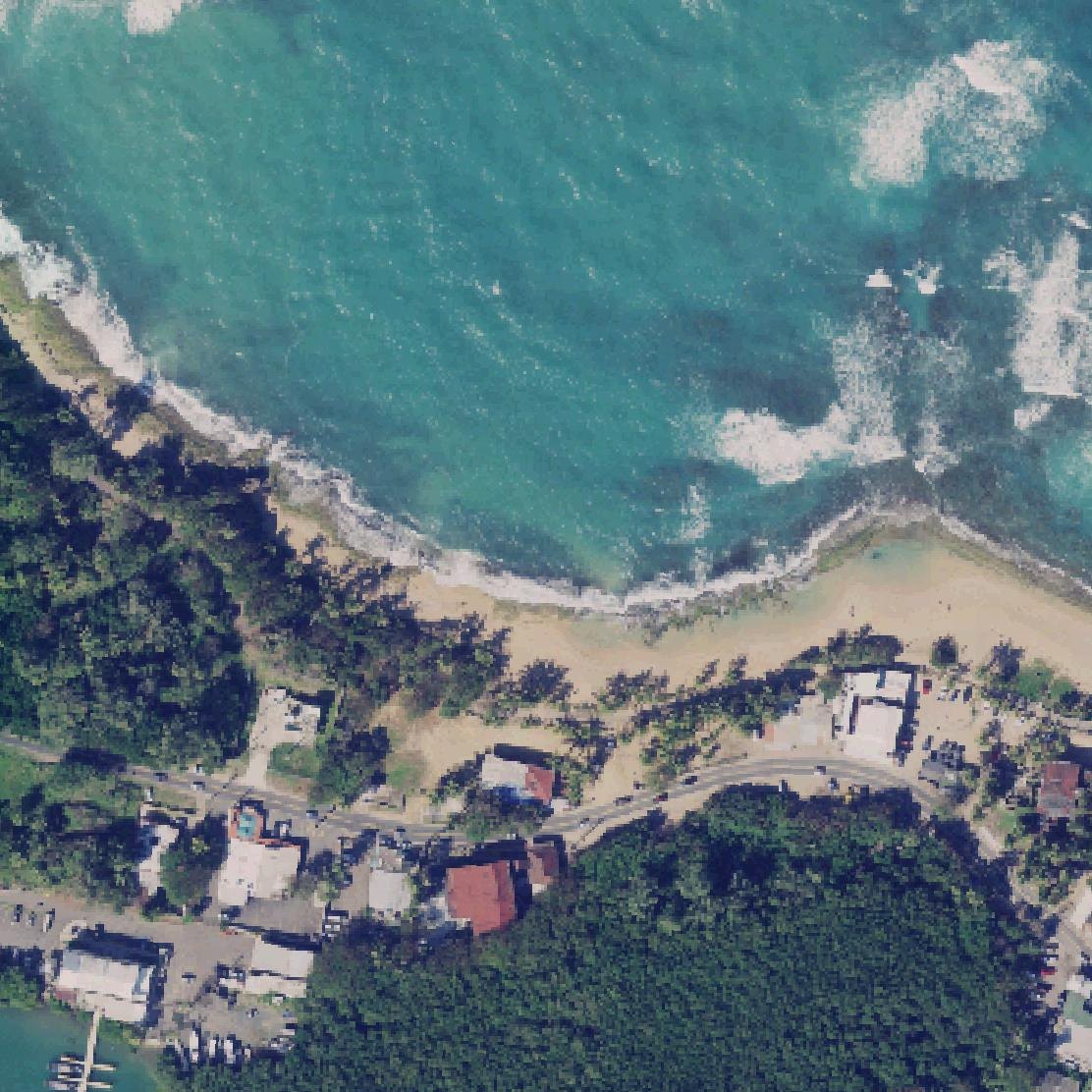 Aerial map of Giant Beach Seats