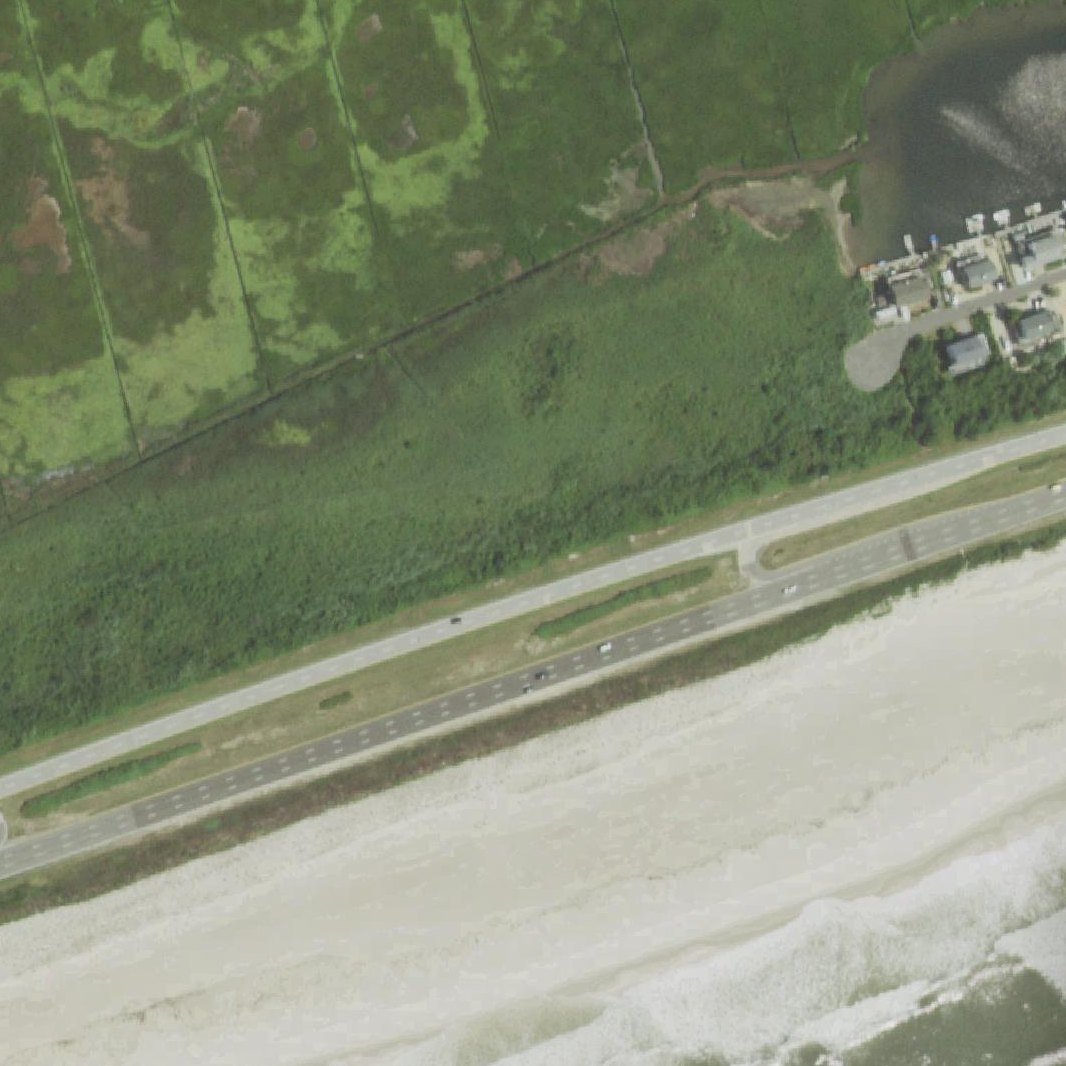 Aerial map of Gilgo Beach