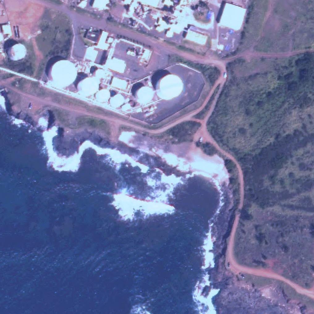 Aerial map of Glass Beach