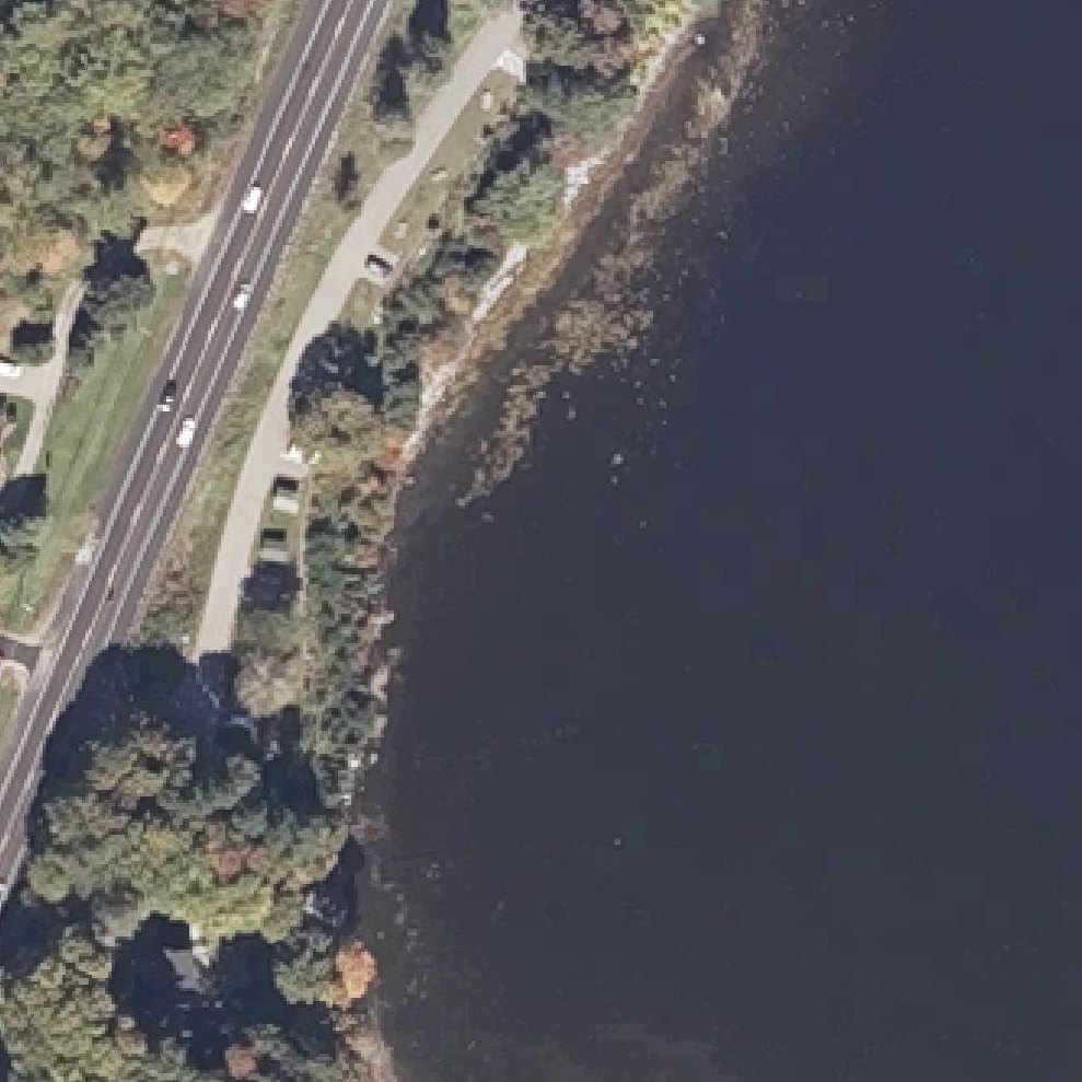 Aerial map of Glen Cove Park