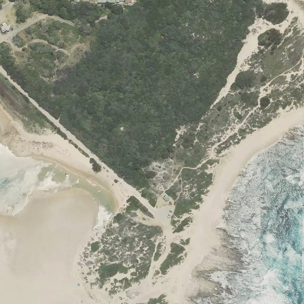 Aerial map of Glen Eden Lagoon