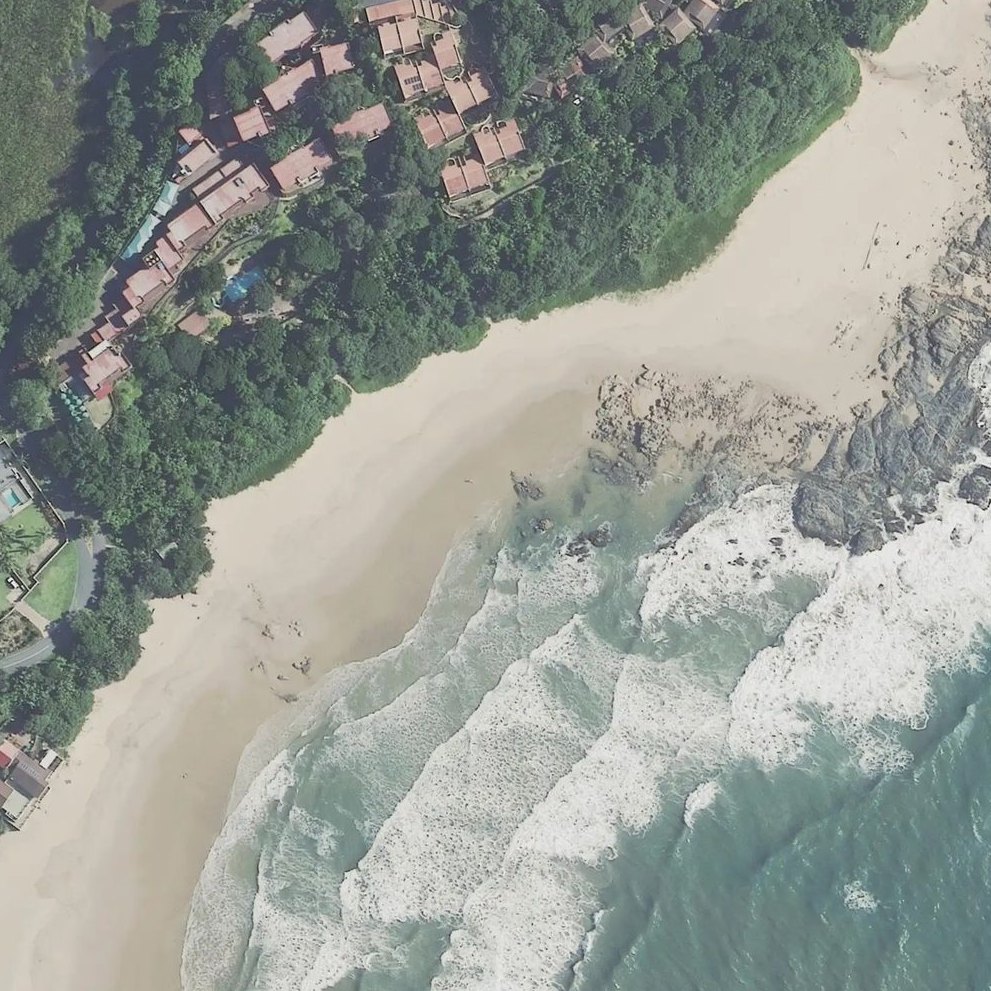 Aerial map of Glenmore Beach