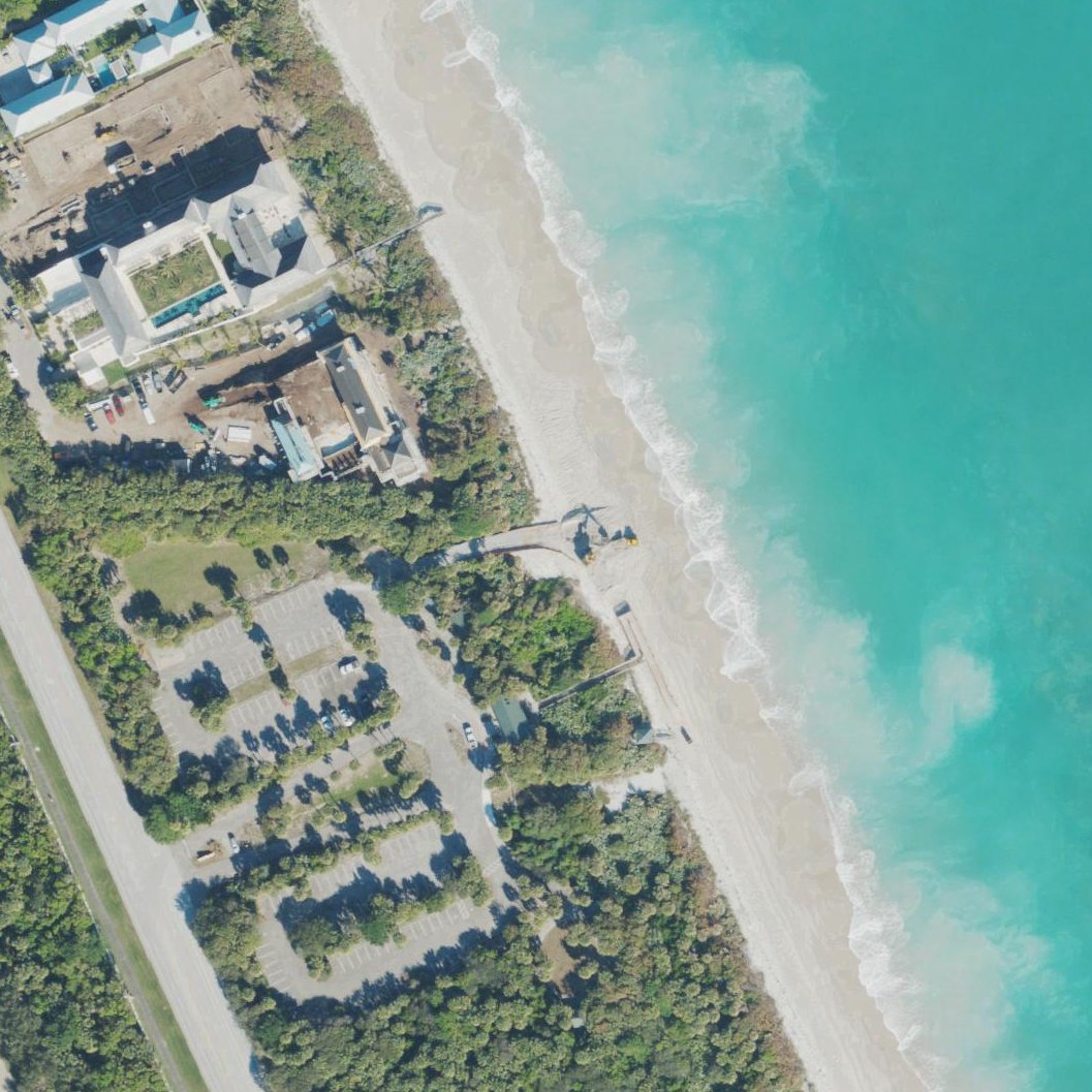 Aerial map of Golden Sands Park