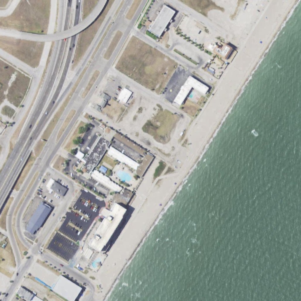 Aerial map of Golf Place Beach Access