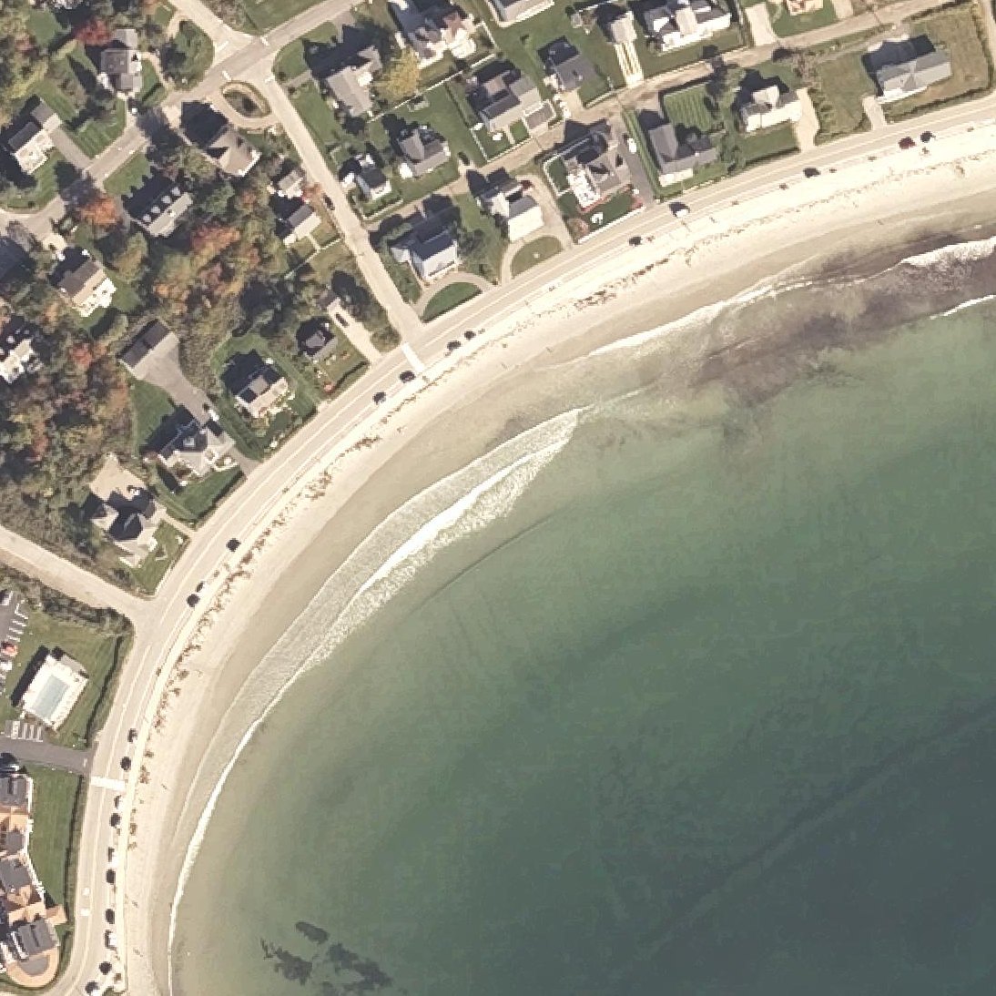 Aerial map of Gooch's Beach