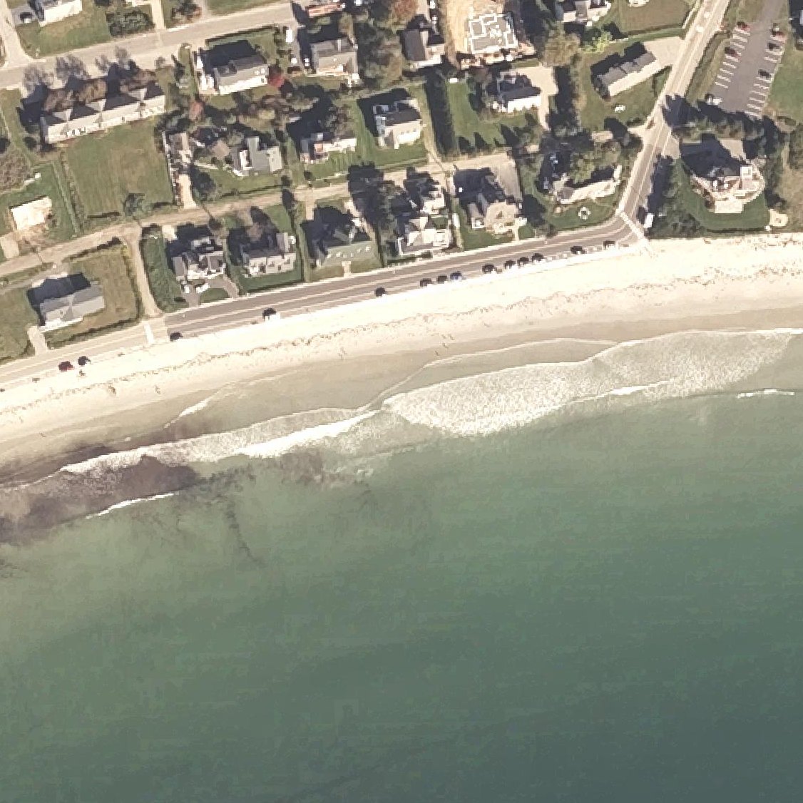 Aerial map of Goochs Beach