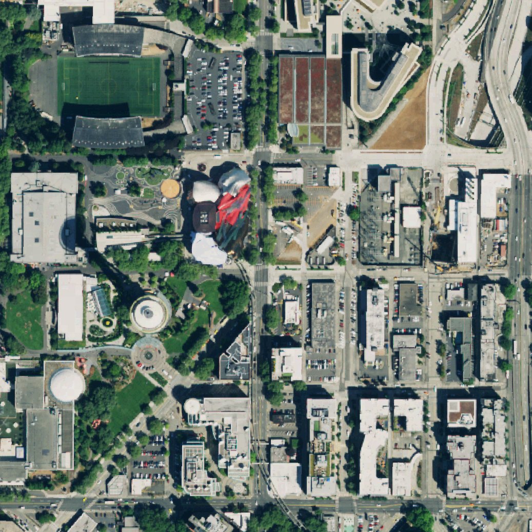 Aerial map of Goose Beach