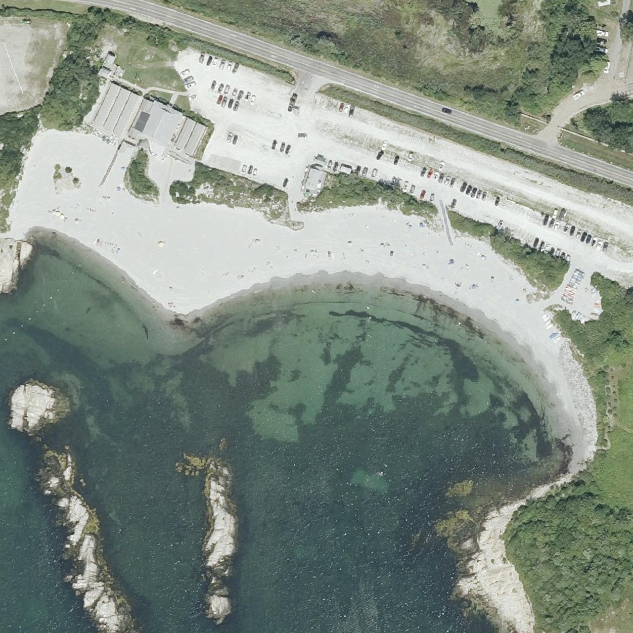Aerial map of Gooseberry Beach