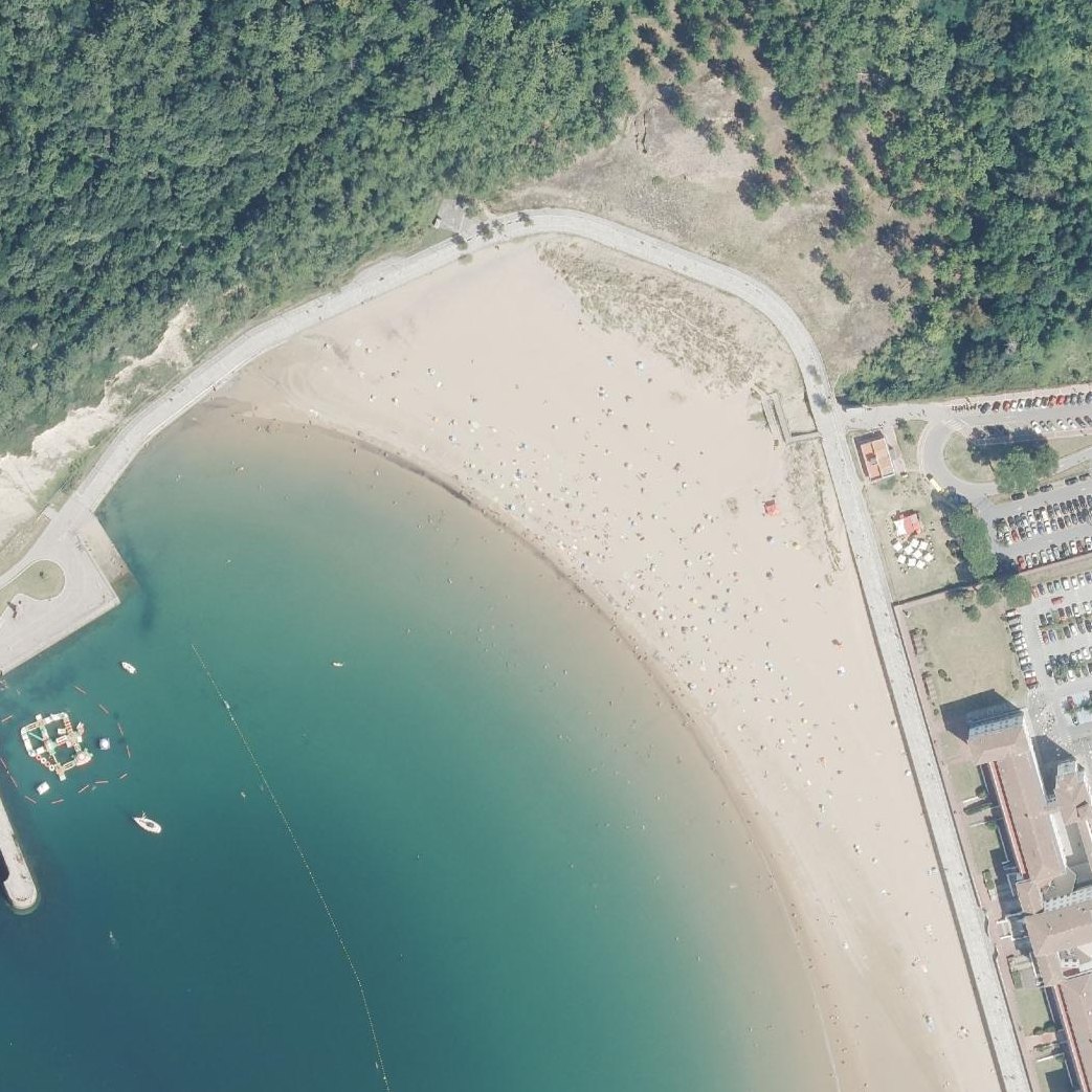 Aerial map of Gorlizeko hondartza