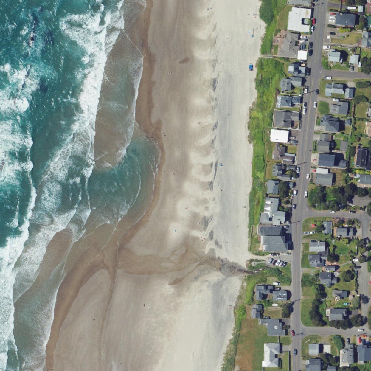 Aerial map of Grace Hammond Beach Access