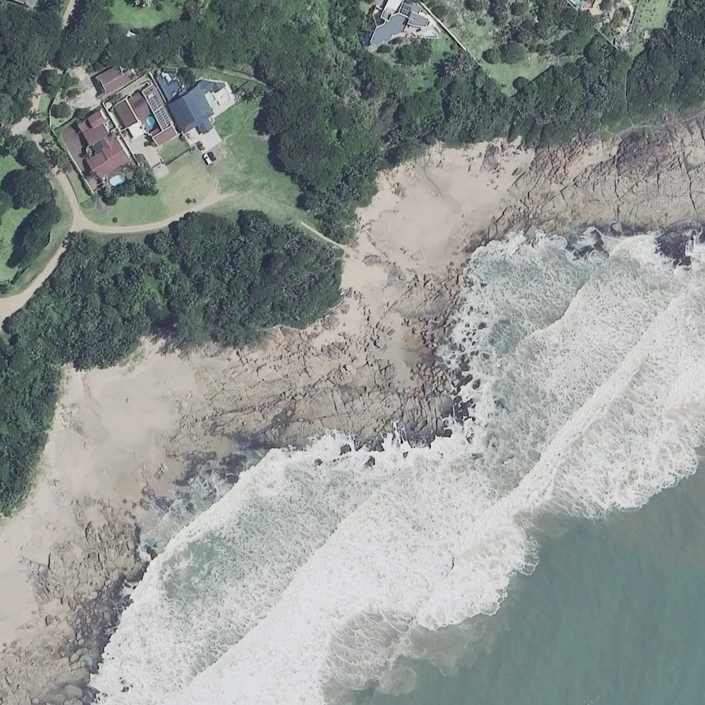 Aerial map of Granny's Pool Beach