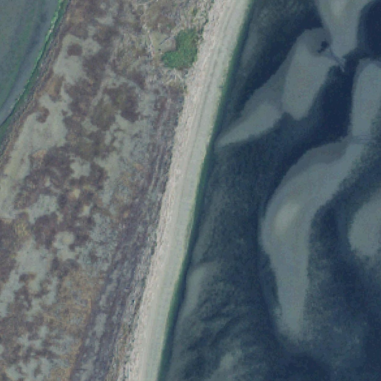 Aerial map of Graveyard Spit