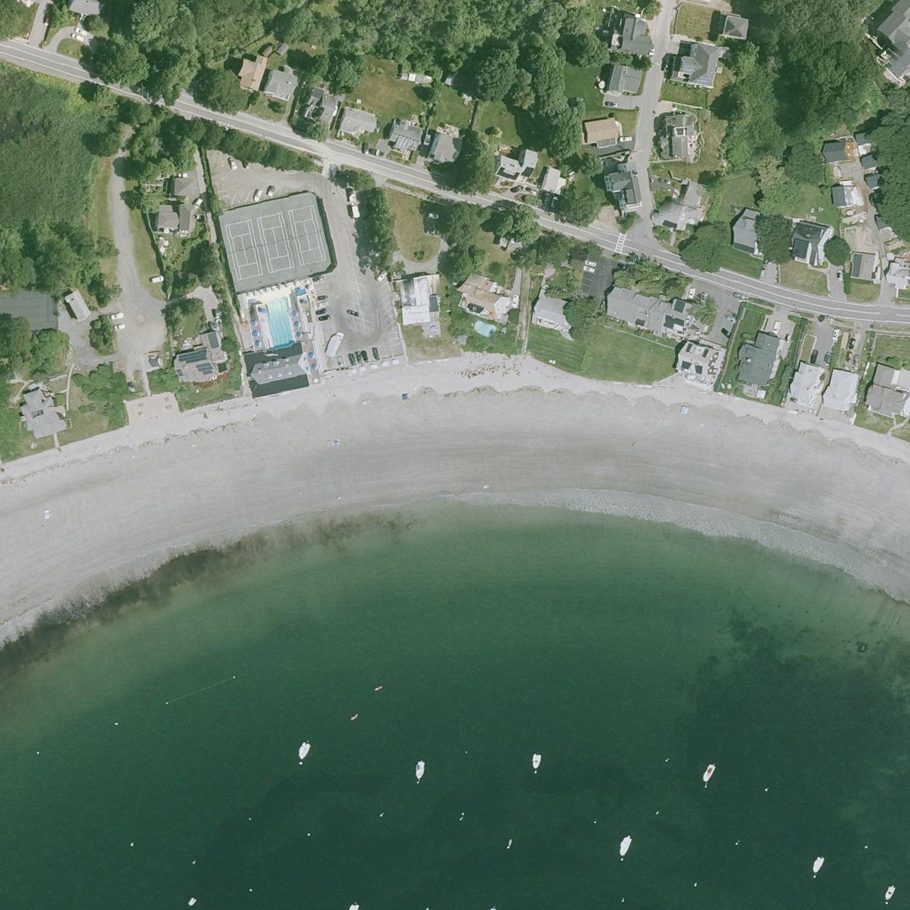 Aerial map of Gray Beach