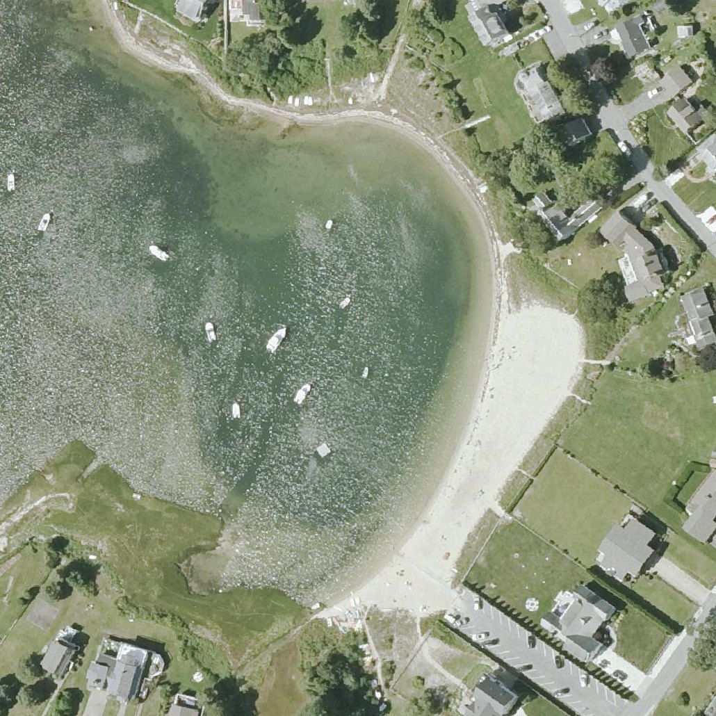 Aerial map of Gray Gables Beach cape cod cove