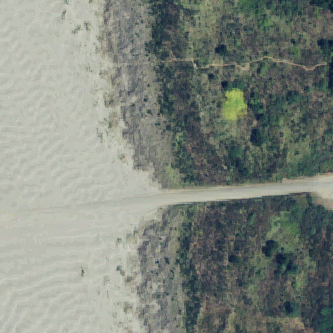 Aerial map of Grayland Beach