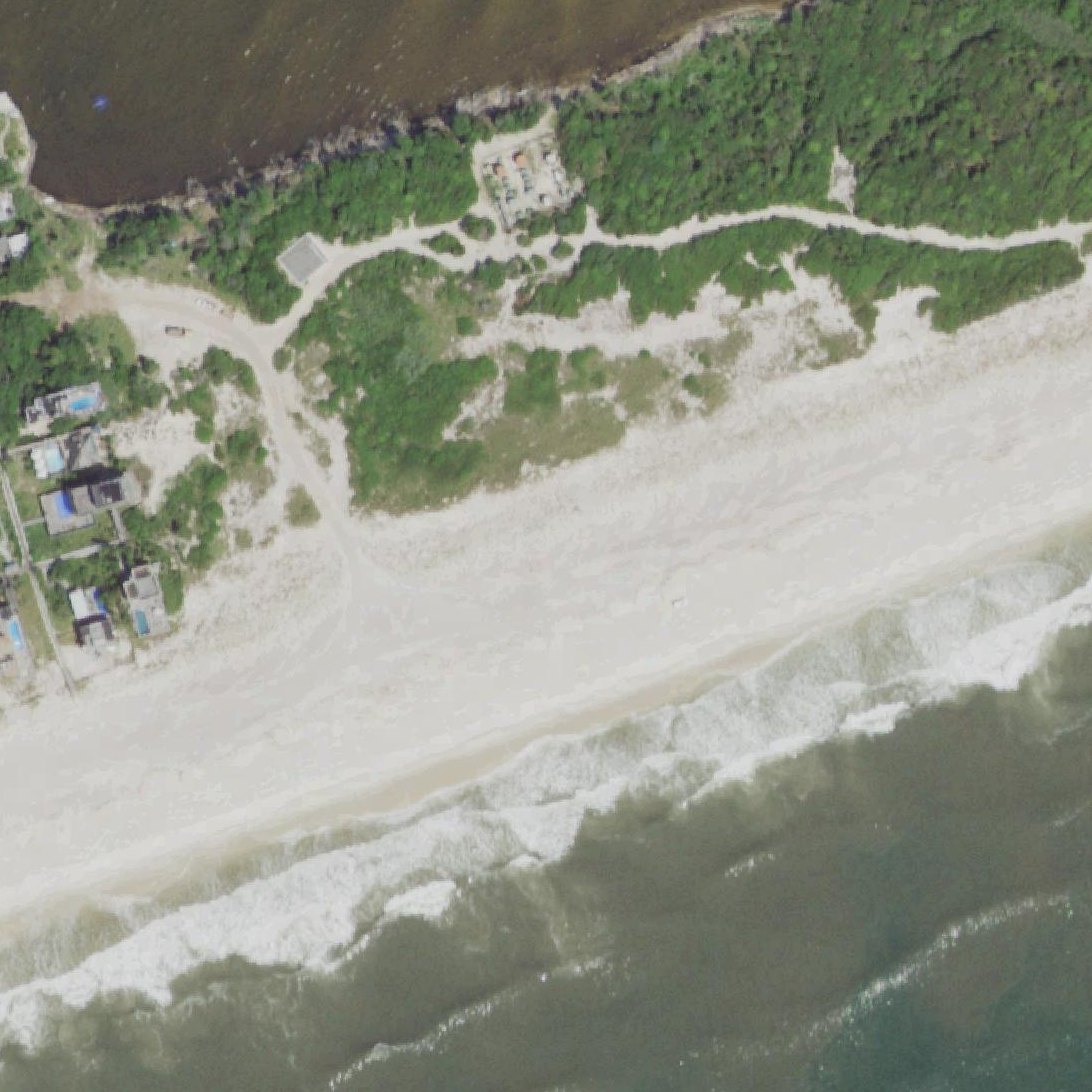 Aerial map of Great South Beach
