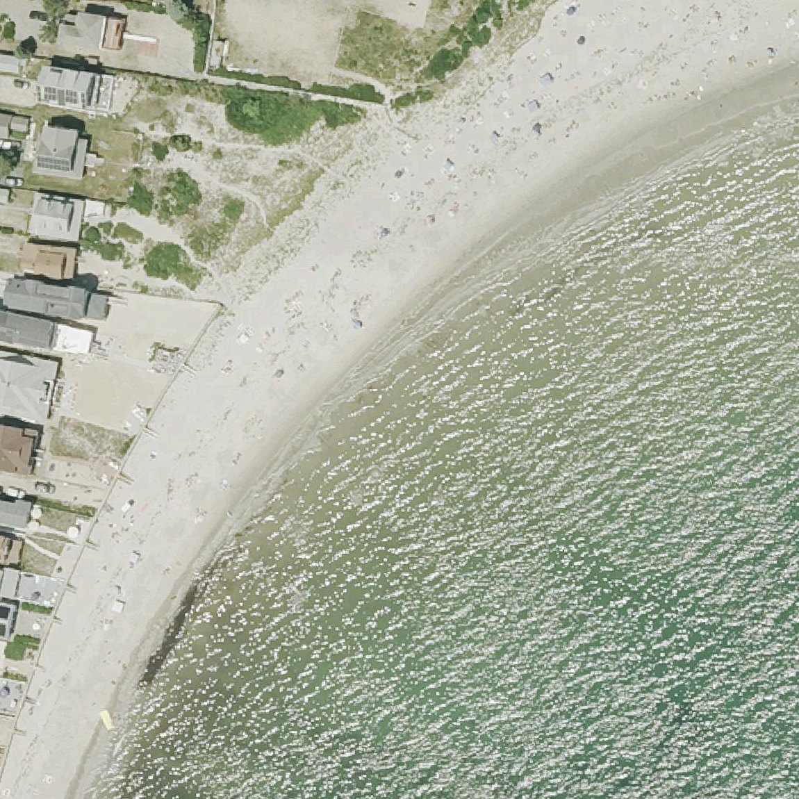 Aerial map of Green Harbor Beach